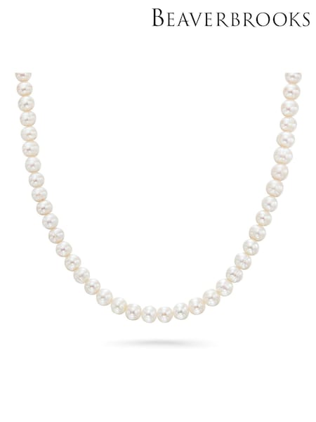 Beaverbrooks Freshwater Cultured Pearl Single Row Necklace (600434) | £125