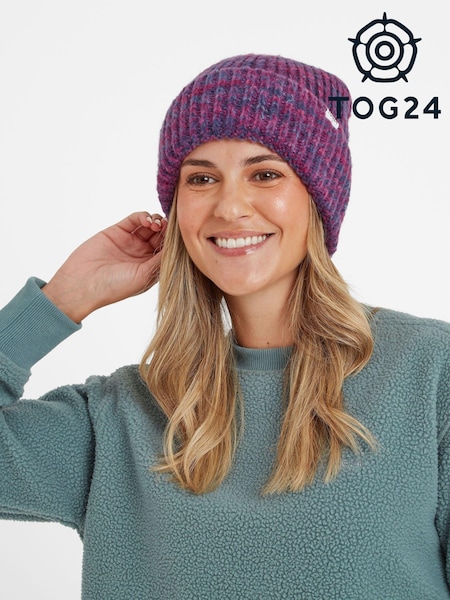 Tog 24 Purple Gerone Winter Knit Hat (AD3005) | £24