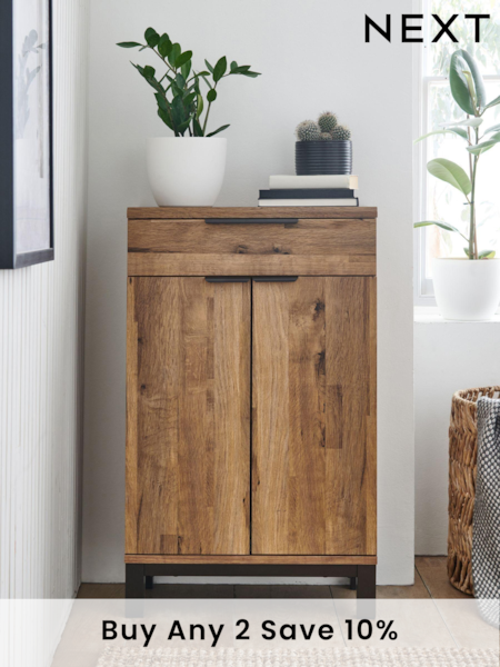 Dark Bronx Oak Effect Sideboard (D87477) | £199