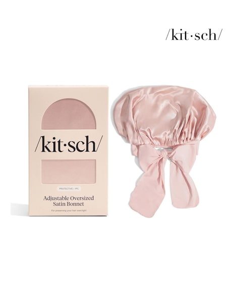 Kitsch Adjustable Oversized Satin Hair Bonnet (H12797) | £15