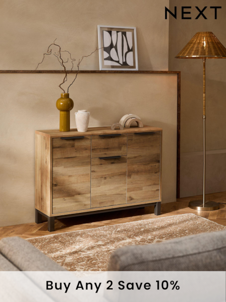 Dark Bronx Oak Effect Large Sideboard (T45556) | £260