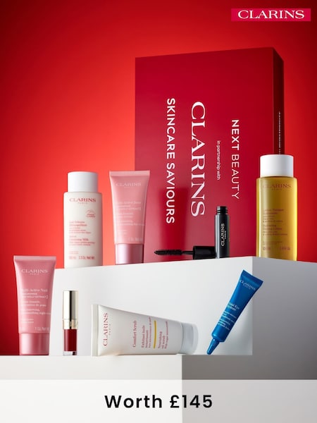 Clarins Skincare Saviours Edit Beauty Box (Worth £145) (W26633) | £40