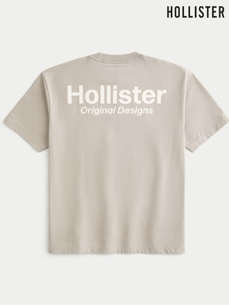 Hollister Logo Crew Neck 100% Cotton T-Shirt (W29526) | £26