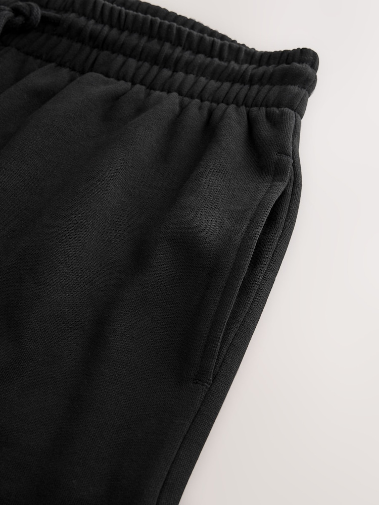 Black Cuffed Joggers - Image 9 of 9