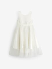 Ivory Cream Flower Girl Bow Dress (3mths-16yrs) - Image 5 of 8