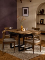 Dark Bronx '2 to 4 Seater Foldable Extending Dining Table - Image 2 of 9