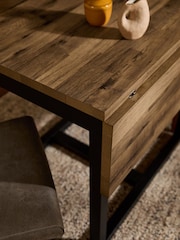 Dark Bronx '2 to 4 Seater Foldable Extending Dining Table - Image 6 of 9