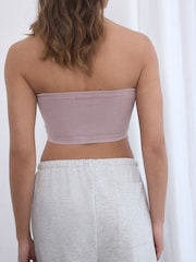 self. Mauve Seamfree Bandeau Bra - Image 3 of 6