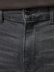 Grey Charcoal Single Slim Fit Classic Stretch Jeans - Image 5 of 11